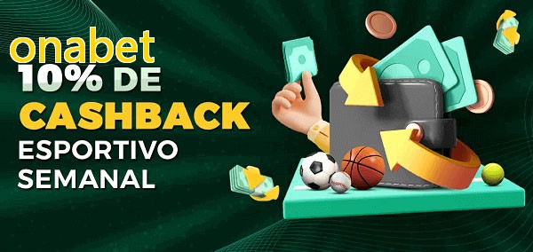 10% de bônus de cashback na onabet